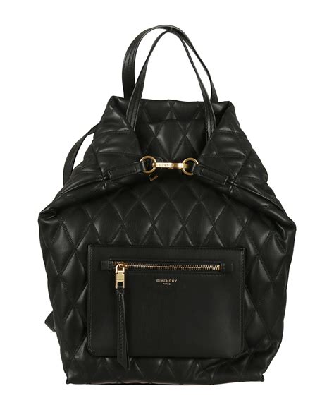 givenchy duo quilted front zip backpack brown|Givenchy.